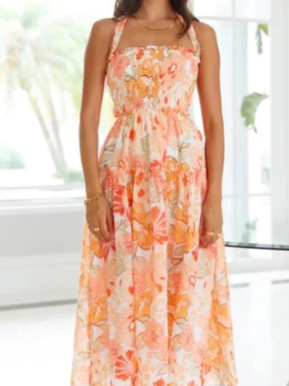 Hello Molly Floral Halter Dress
